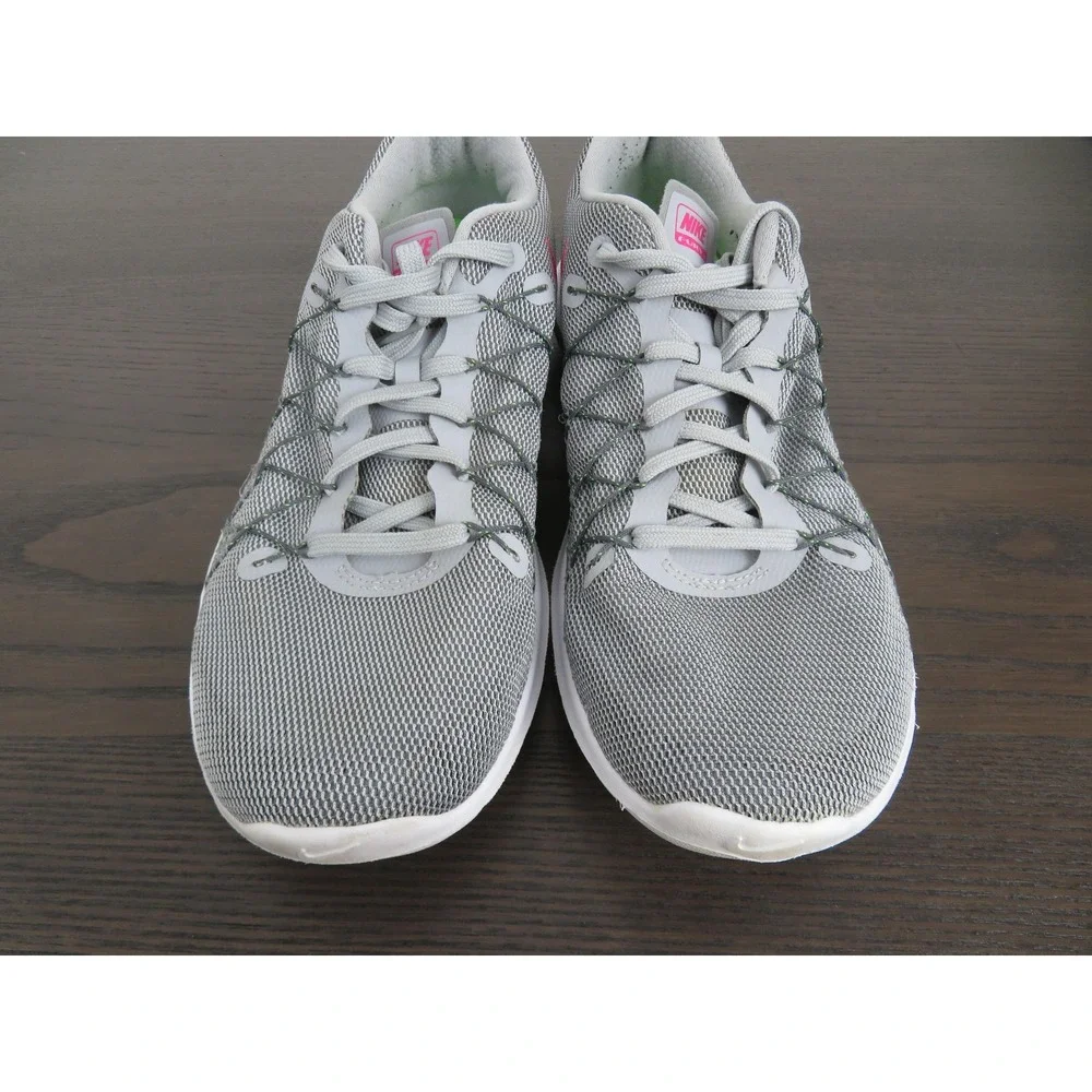 Nike Flex Fury 2 Shoes Womens 10 Gray Pink Running Sneakers Road Gym 819135-002